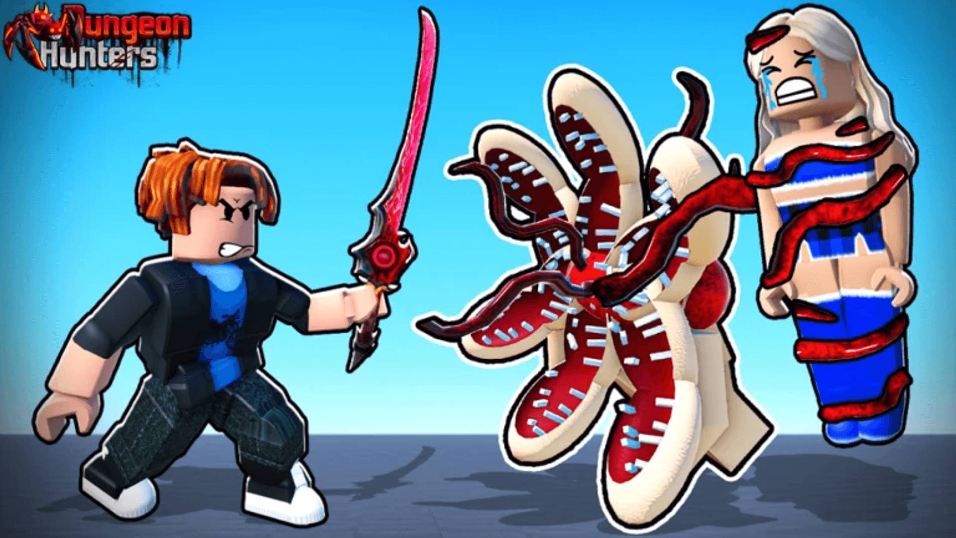 Dungeon Hunters game background featuring epic dungeon combat and adventure scenes